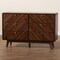 Baxton Studio Markell Mid-Century Modern Transitional Walnut Brown Finished Wood 6-Drawer Dresser 236-13270-ZORO - alternate 10